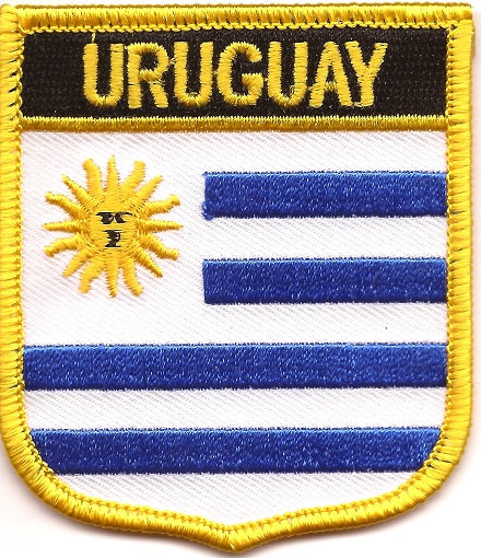 Uruguay Flag Patch - Shield