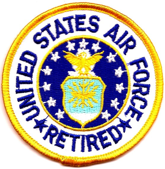 US Air Force Retired Patch - Round