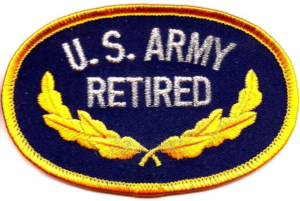 US Army Retired Patch - Oval