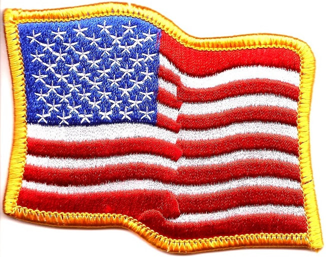 US Flag Patch - Wavy
