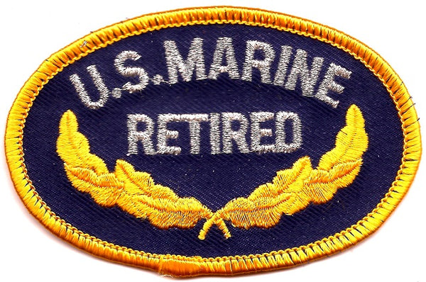US Marines Retired Patch - Oval