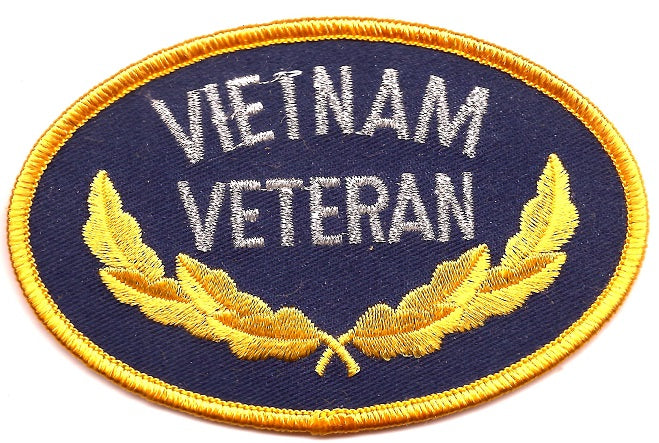 Vietnam Veteran Patch - Oval
