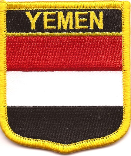 Yemen Flag Patch - Shield