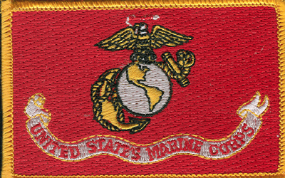 US Marine Corps Flag Patch