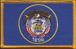 Utah Flag Patch - Rectangle