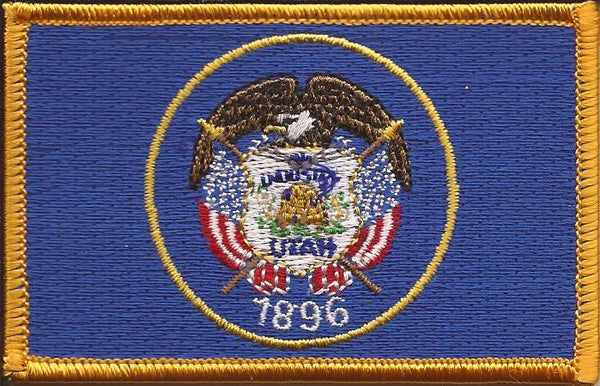 Utah Flag Patch - Rectangle