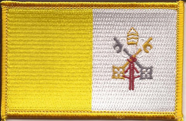 Vatican City Flag Patch - Rectangle