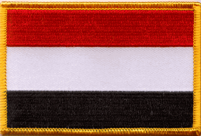 Yemen Flag Patch - Rectangle