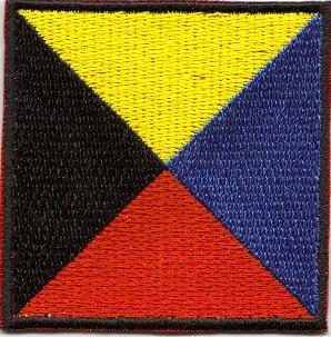 Z - Zulu Signal Flag Patch