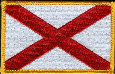 Alabama Flag Patch - Rectangle