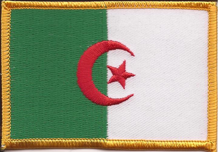 Algeria Flag Patch - Rectangle
