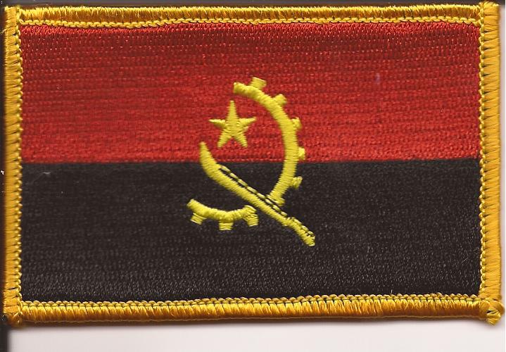Angola Flag Patch - Rectangle