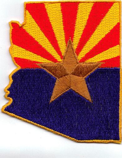 Arizona State Outline Patch
