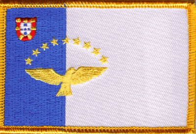 Azores Flag Patch - Rectangle 