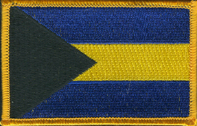 Bahamas Flag Patch - Rectangle