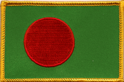 Bangladesh Flag Patch - Rectangle 