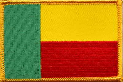 Benin Flag Patch - Rectangle