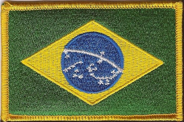 Flag patches, Brazil patch, Brazilian flag patch, Brazil