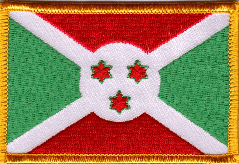 Burundi Flag Patch - Rectangle