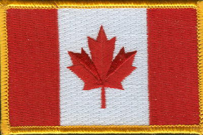 Canada Flag Patch - Rectangle 