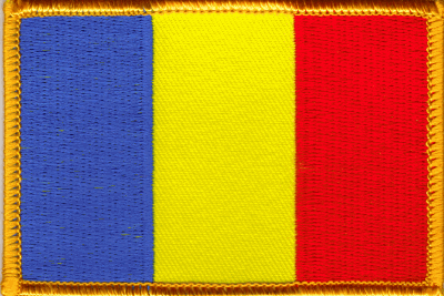 Chad Flag Patch - Rectangle