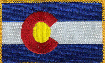Colorado Flag Patch - Rectangle