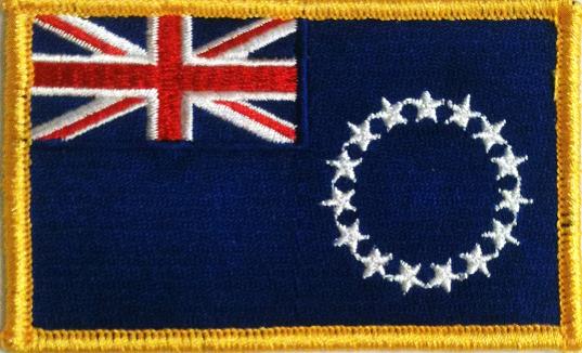 Cook Islands Flag Patch - Rectangle