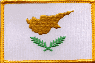 Cyprus Flag Patch - Rectangle