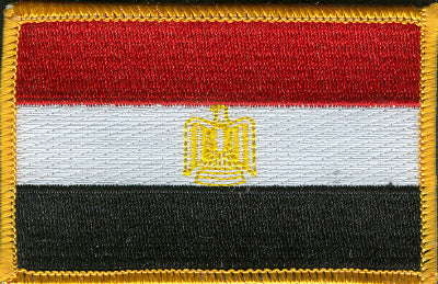 Egypt Flag Patch - Rectangle