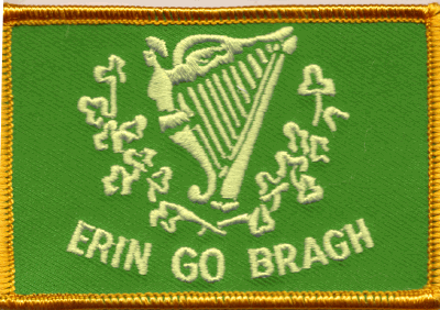 Erin Go Bragh Flag Patch - Rectangle