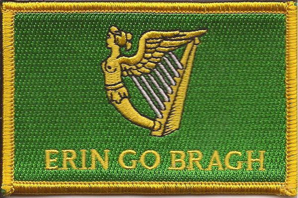 Erin Go Bragh Flag Patch - Rectangle