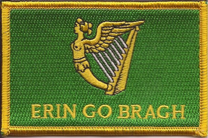 Erin Go Bragh Flag Patch - Rectangle