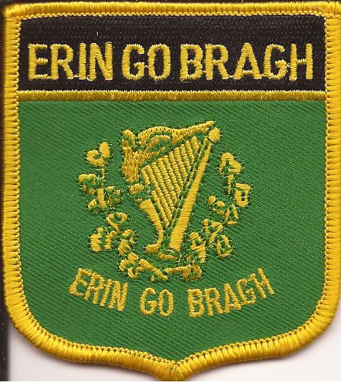 Erin Go Bragh Flag Patch - Shield