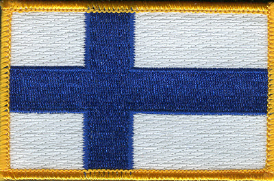 Finland Flag Patch - Rectangle