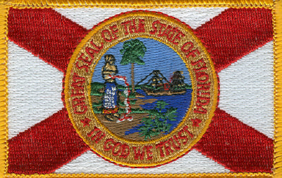 Florida Flag Patch - Rectangle 