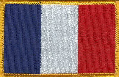 France Flag Patch - Rectangle