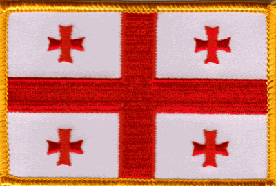 Georgia Republic Flag Patch - Rectangle
