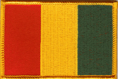 Guinea Flag Patch - Rectangle 