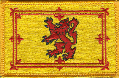 Scotland Lion Flag Patch - Rectangle 
