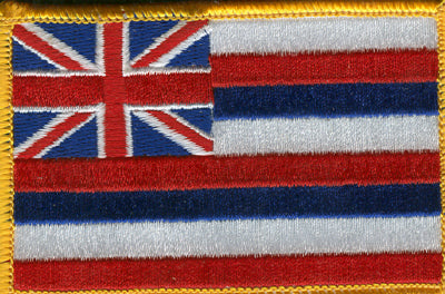 Hawaii Flag Patch - Rectangle
