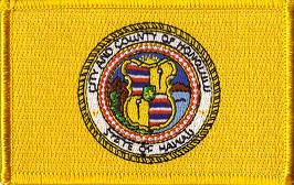 Honolulu City Flag Patch