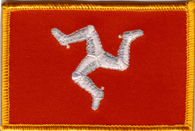 Isle of Man Flag Patch - Rectangle