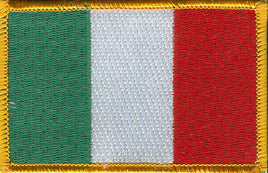 Italy Flag Patch - Rectangle