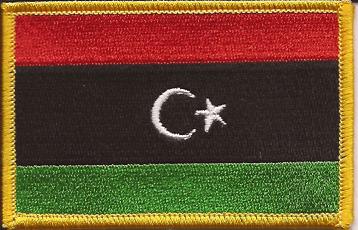 Libya Flag Patch - New Flag - Rectangle