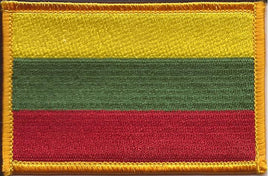 Lithuania Flag Patch - Rectangle