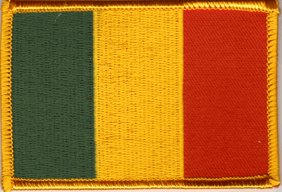 Mali Flag Patch - Rectangle