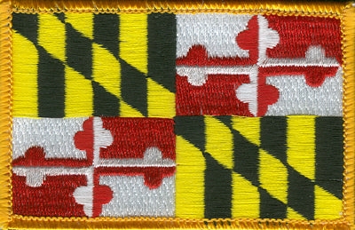Maryland Flag Patch - Rectangle