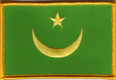 Old Mauritania Flag Patch - Rectangle