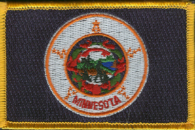 Minnesota Flag Patch - Rectangle
