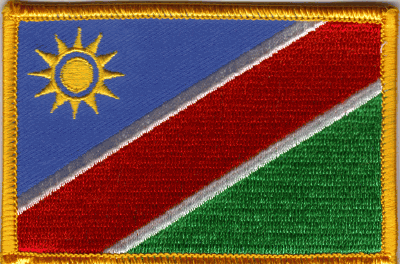 Namibia Flag Patch - Rectangle